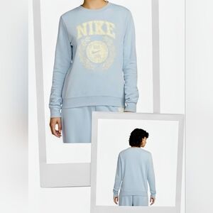 Nike Sportswear Light Armory Blu Club Fleece Sweatshirt Sz Small NWT